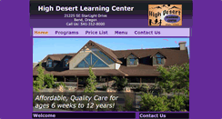 Desktop Screenshot of highdesertlearning.com